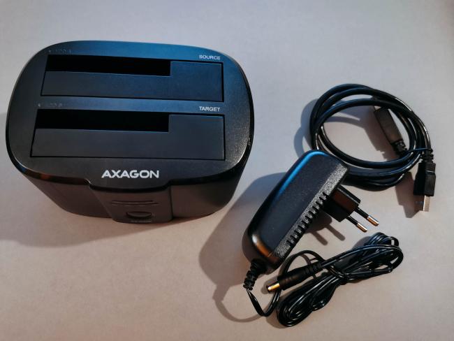 Axagon ADSA-ST fekete merevlemez dokkoló