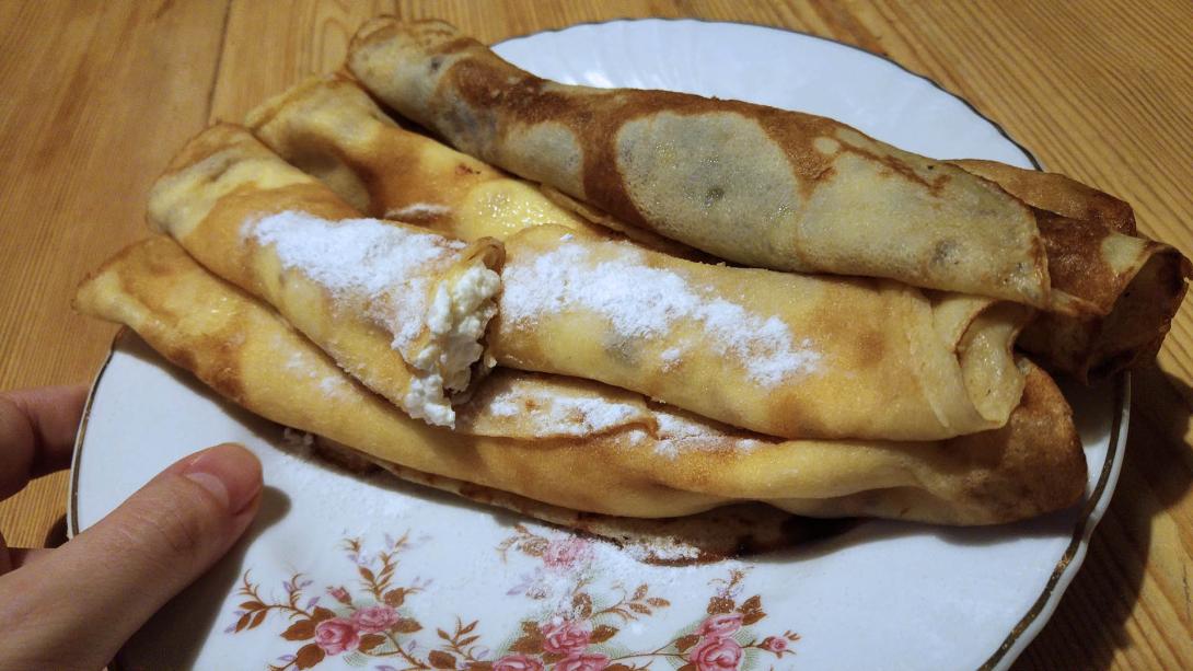Klasszikus túrós palacsinta