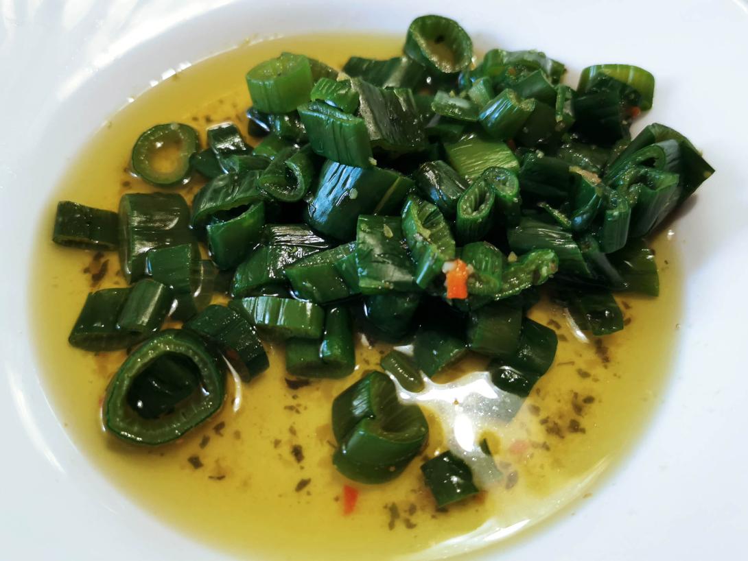 Hagymaszár leves (Bördő leves)