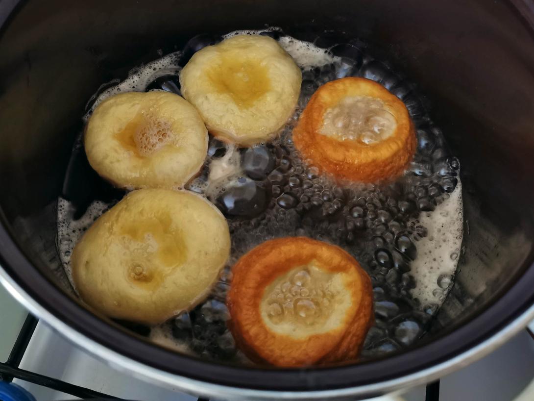 Szalagos fánk / farsangi fánk