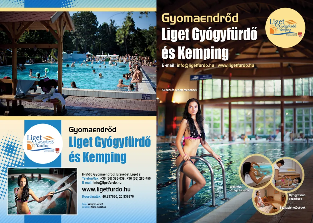 Liget Gyógyfürdő és Kemping kiadvány (2012)