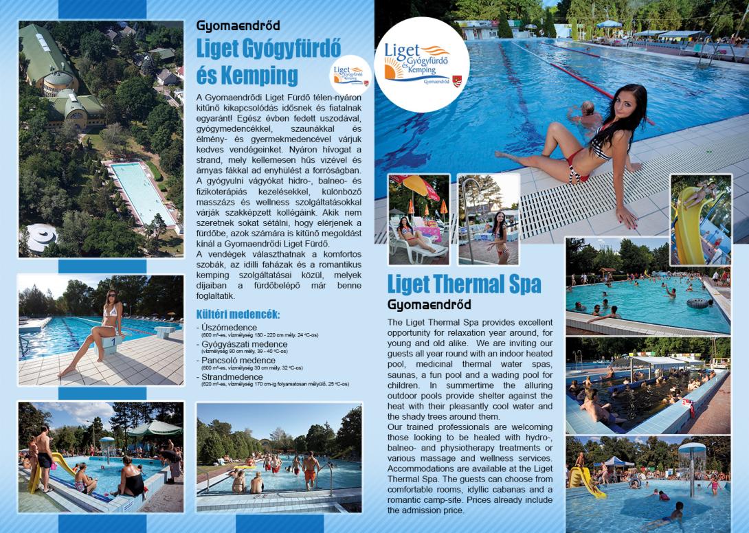 Liget Gyógyfürdő és Kemping kiadvány (2012)