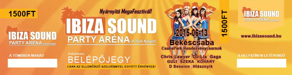 Ibiza Sound - belépőjegy