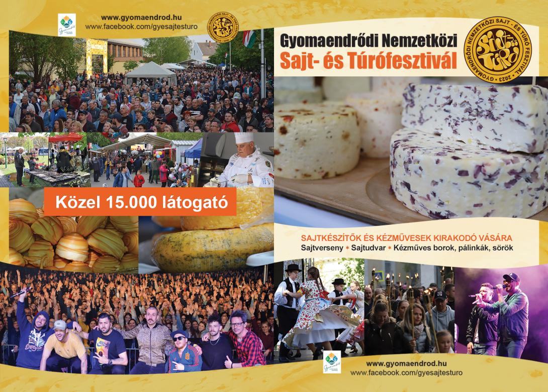 Gyomaendrődi Nemzetközi Sajt- és Túrófesztivál prospektus