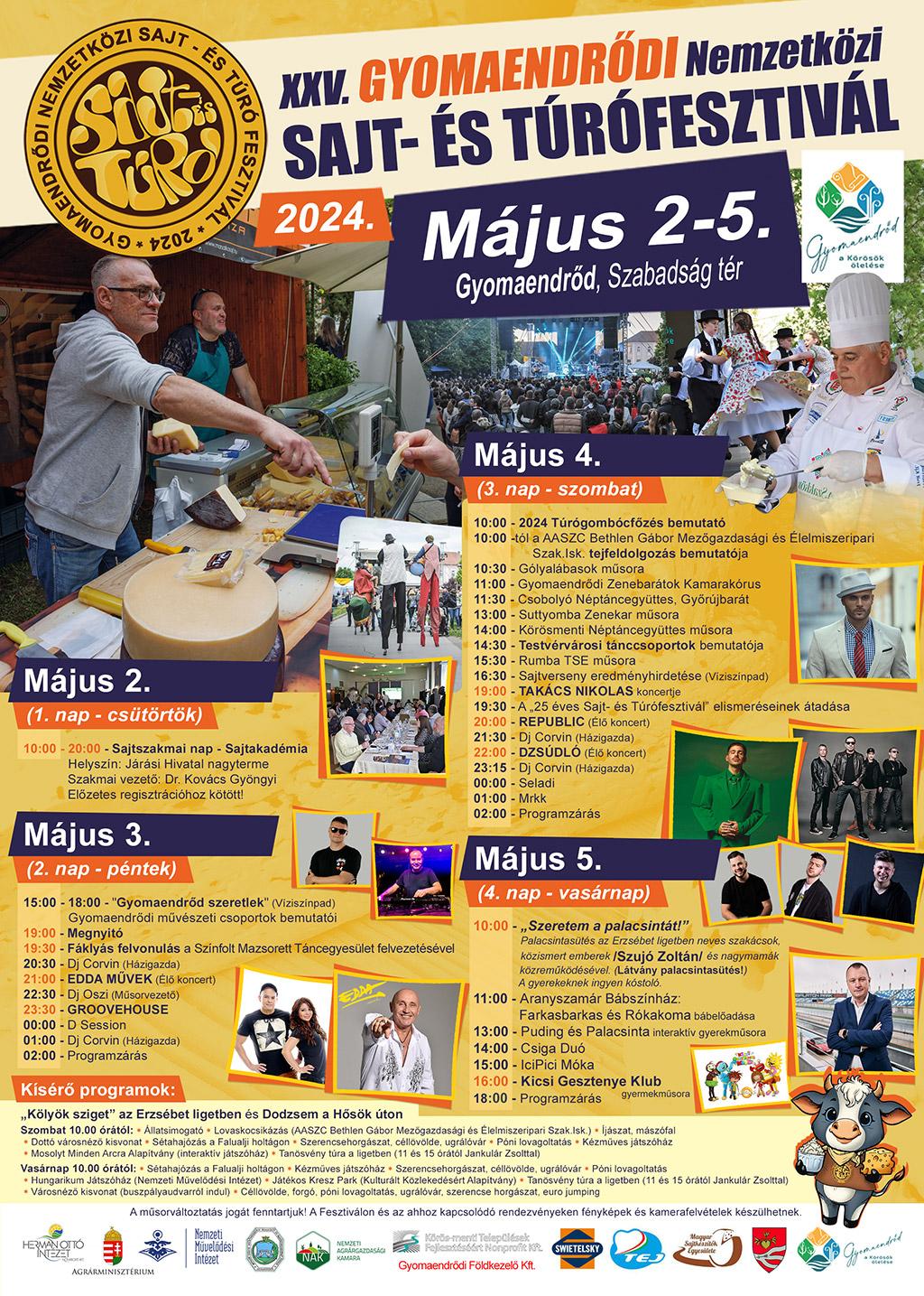 XXV. Gyomaendrődi Nemzetközi Sajt- és Túrófesztivál