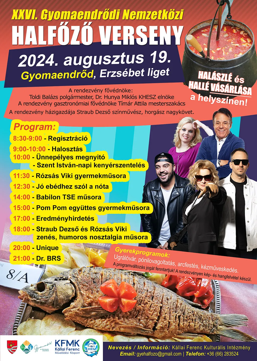 Gyomaendrődi Nemzetközi Halfőző verseny - rendezvény plakát