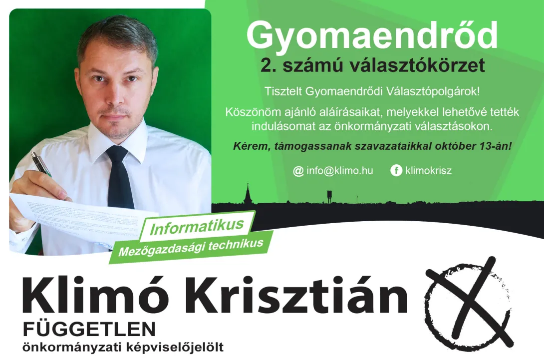 Választási plakát