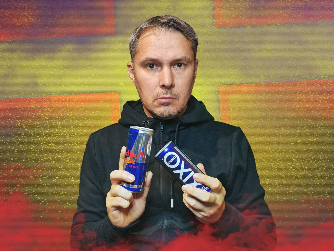 Red Bull és Xixo Zero Red Grape (Vörös szőlő)