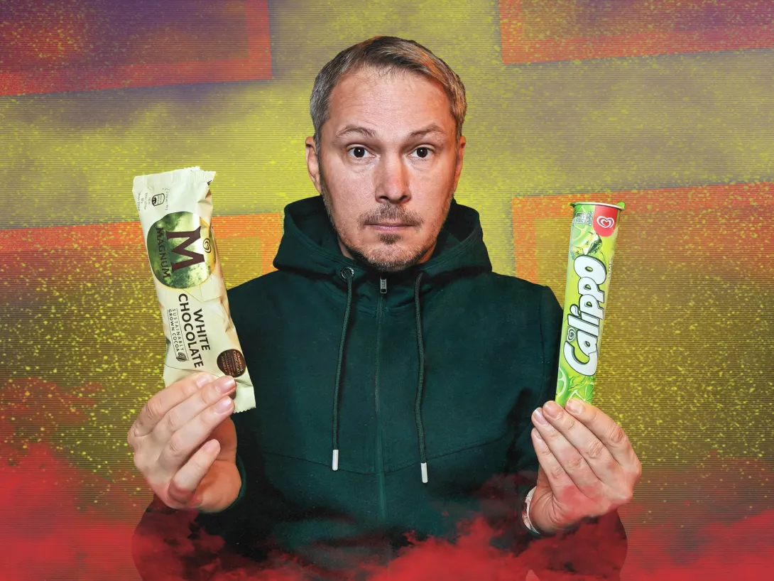 Jégkrém - Calippo jégkrém Lime, Magnum White Chocolate vaníliás