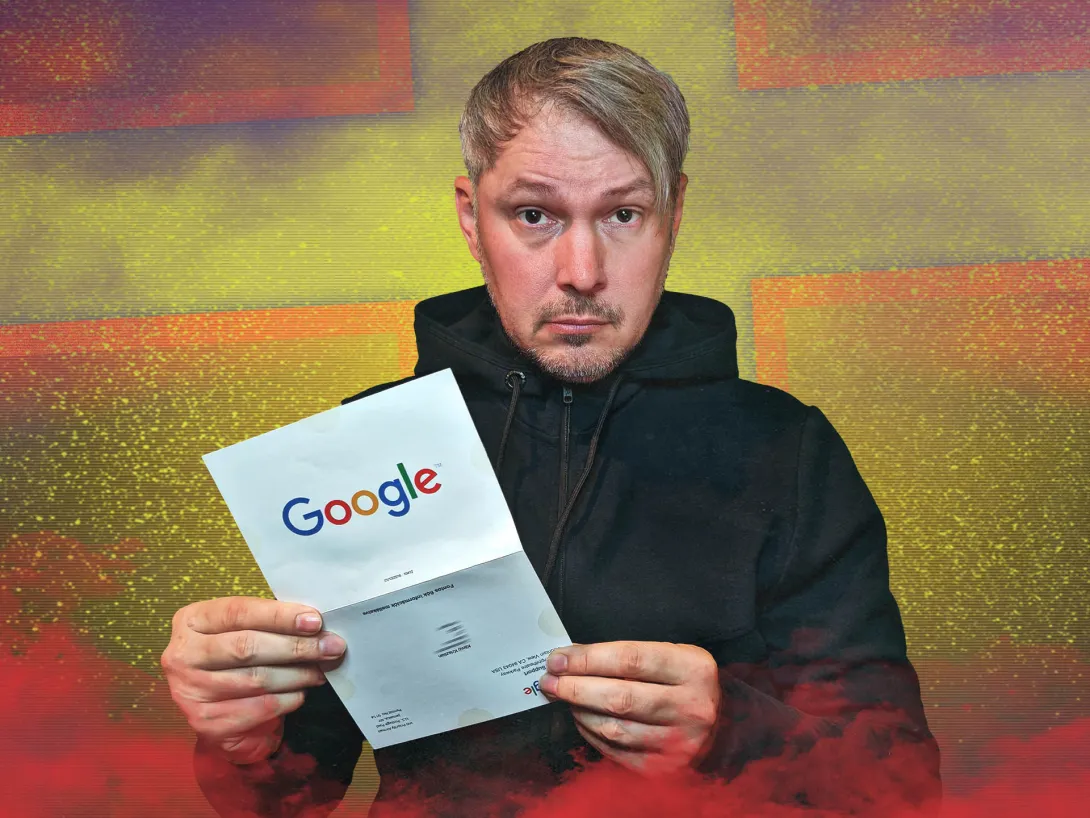 Hagyományos levél érkezett az Egyesült Államokban lévő Googleplex vállalat telephelyéről. - Feltörték a Google fiókomat!