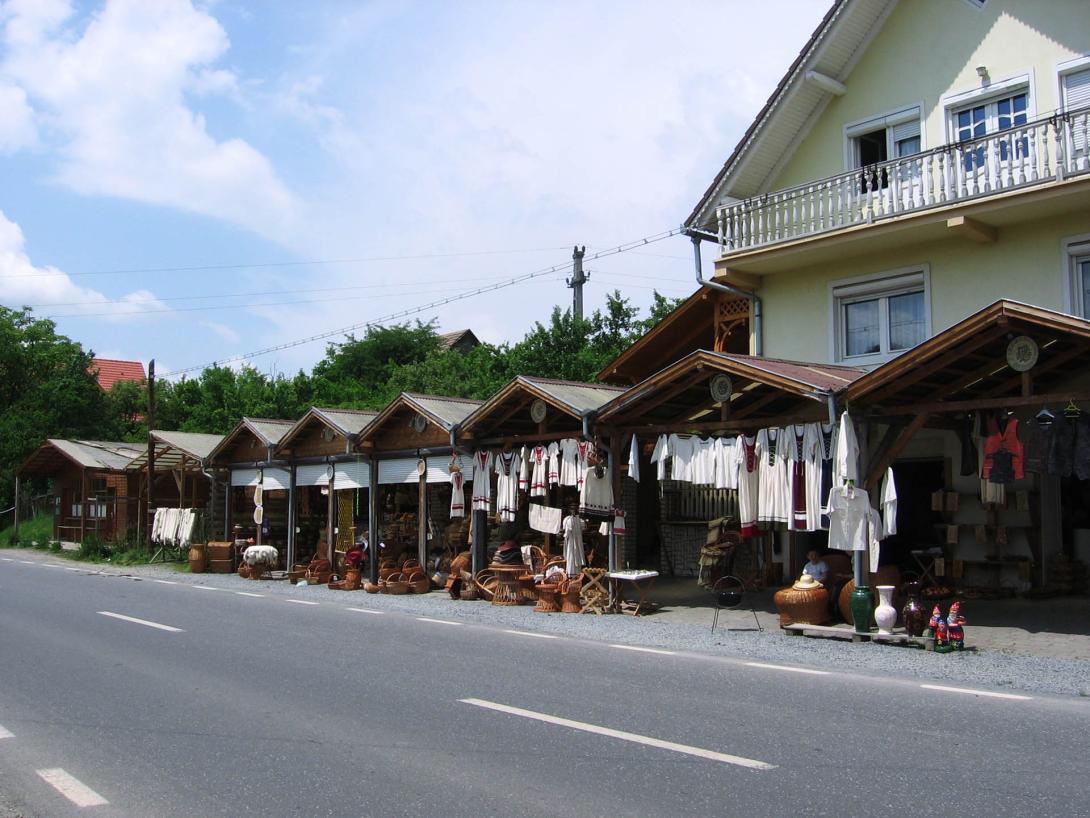 Korond utca részlet, Korond (Corund)