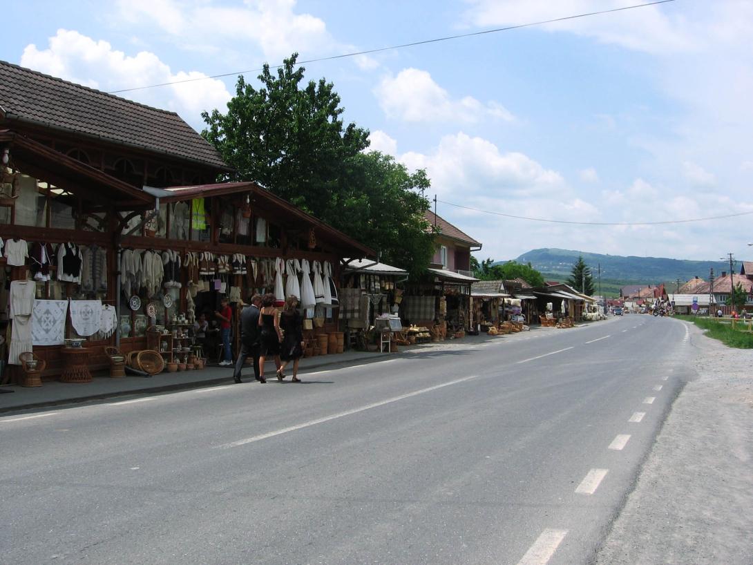 Korond utca részlet, Korond (Corund)