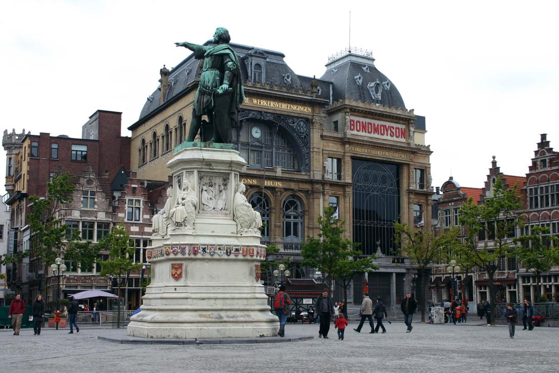 Vrijdagmarkt, Ghent, Belgium