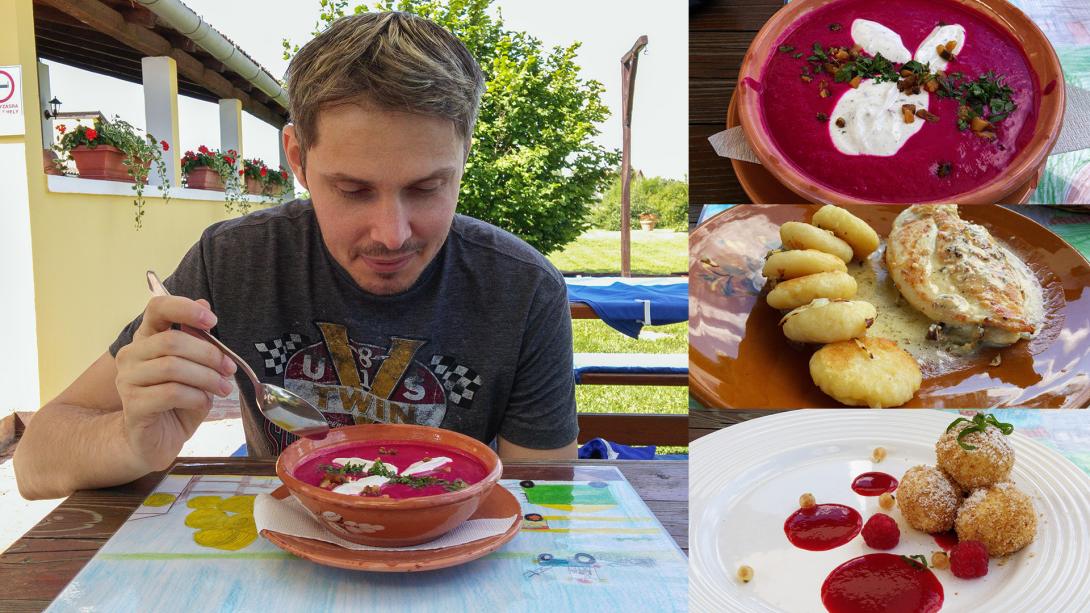 Ebéd a Nagylaposi Birkacsárdában