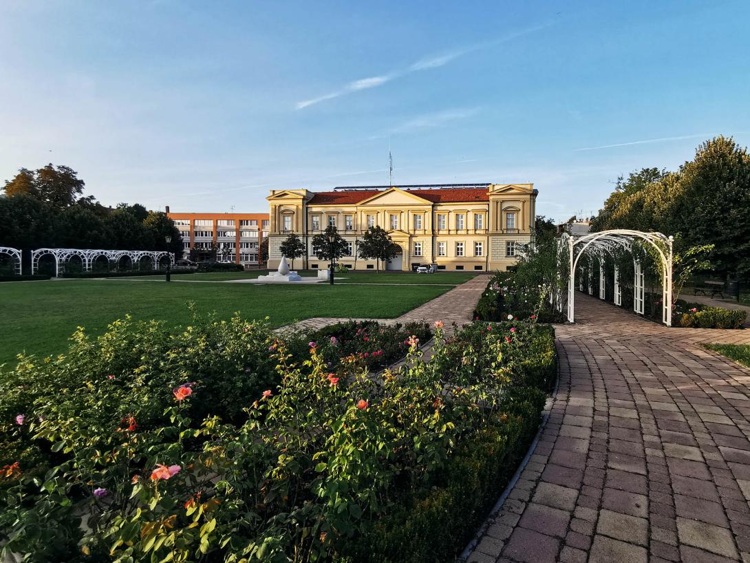 Verseghy park, Rózsakert, Szolnok