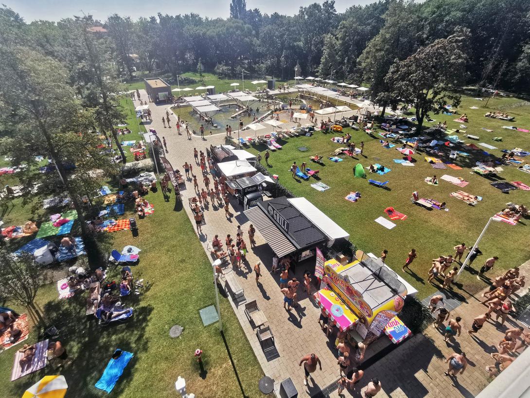 Pihenőterület, Aquaticum Debrecen Spa