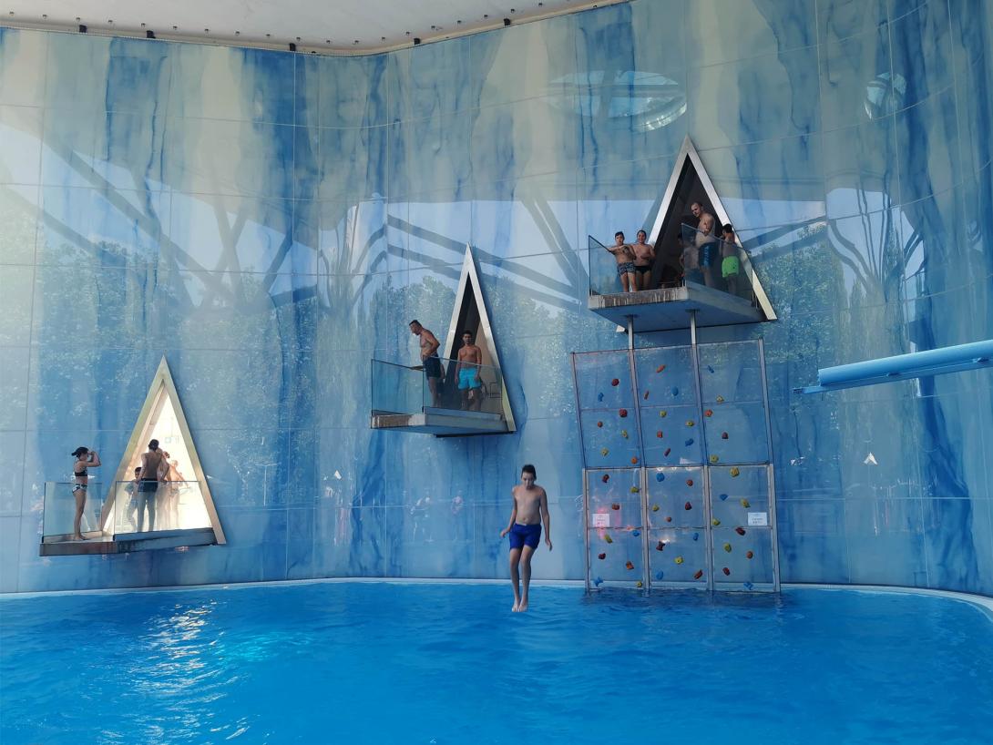 Ugróplatform, Aquaticum Debrecen Spa