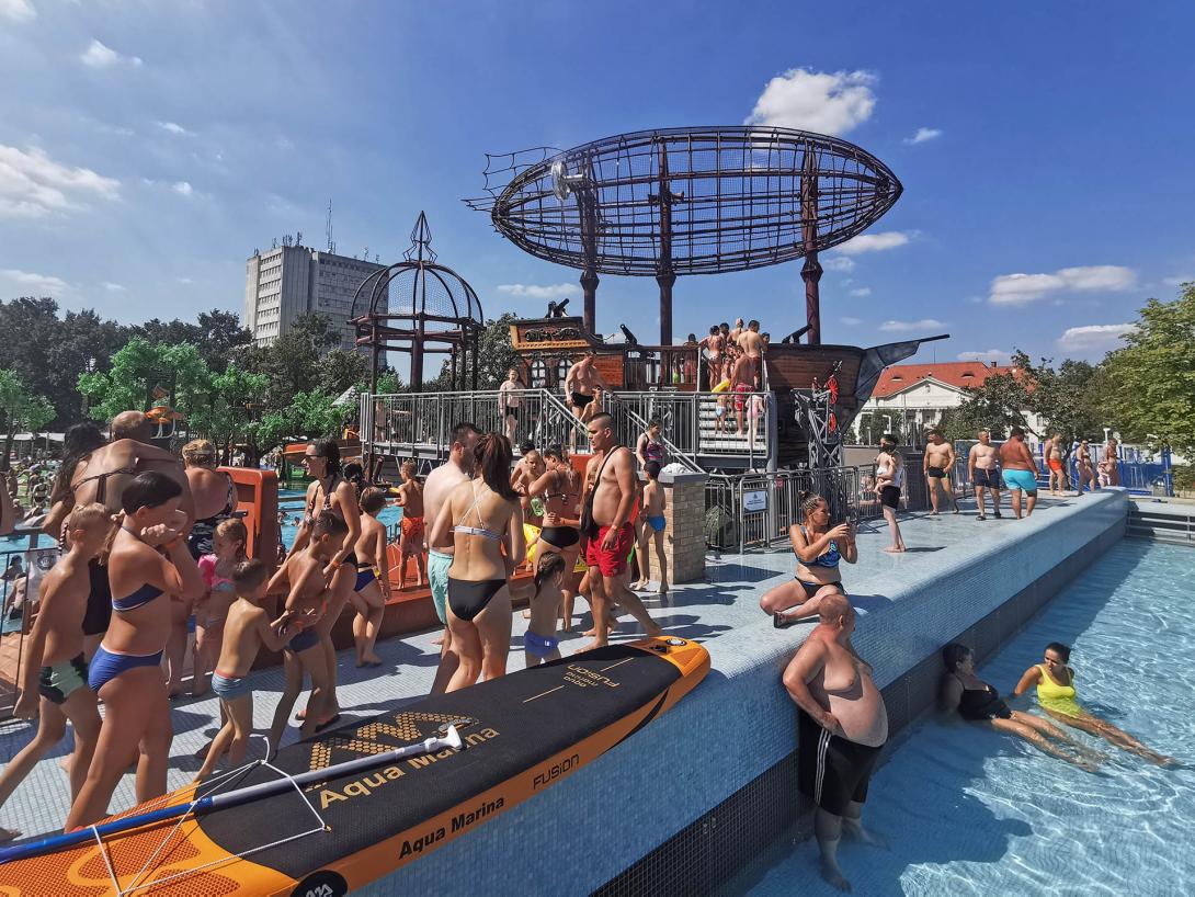 Réz folyó és Acél csúszda, Aquaticum Debrecen Spa