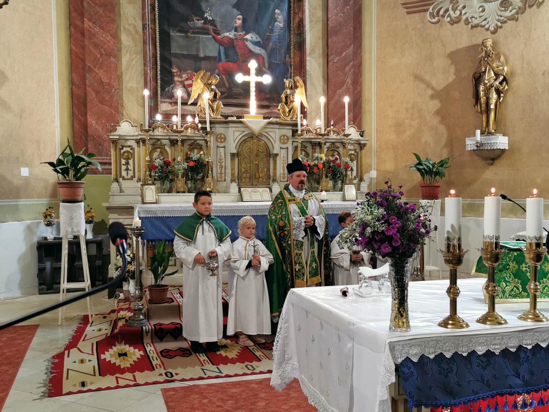 Terményáldás és betakarítás hálaadás, Szent Imre Katolikus Templom
