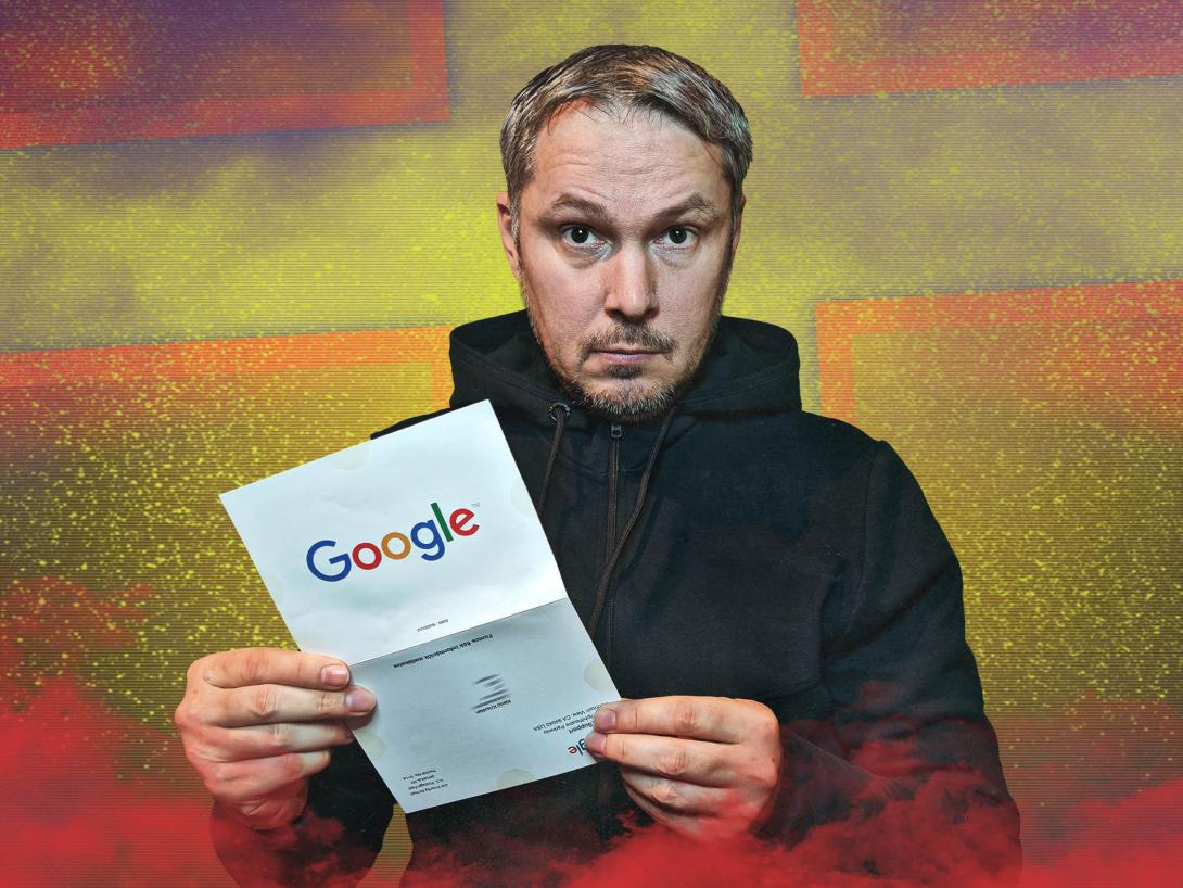 Hagyományos levél érkezett az Egyesült Államokban lévő Googleplex vállalat telephelyéről. - Feltörték a Google fiókomat!