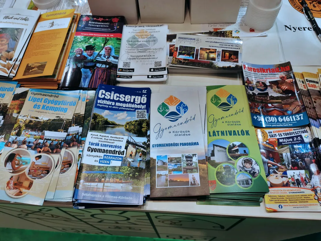 Mindegyiket én terveztem :), Gyomaendrőd stand, A pavilon 205 E, Utazás kiállítás - Hungexpo 2024, Utazás+ kiállítás - Hungexpo 2024