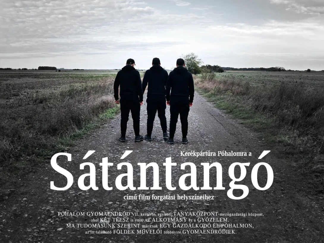 Újraalkottam a Sátántangó című film borítóképét (A Sátántangó című filmben ez a helyszín 5 óra 32 perc és 48 másodperc körül szerepel), Póhalom